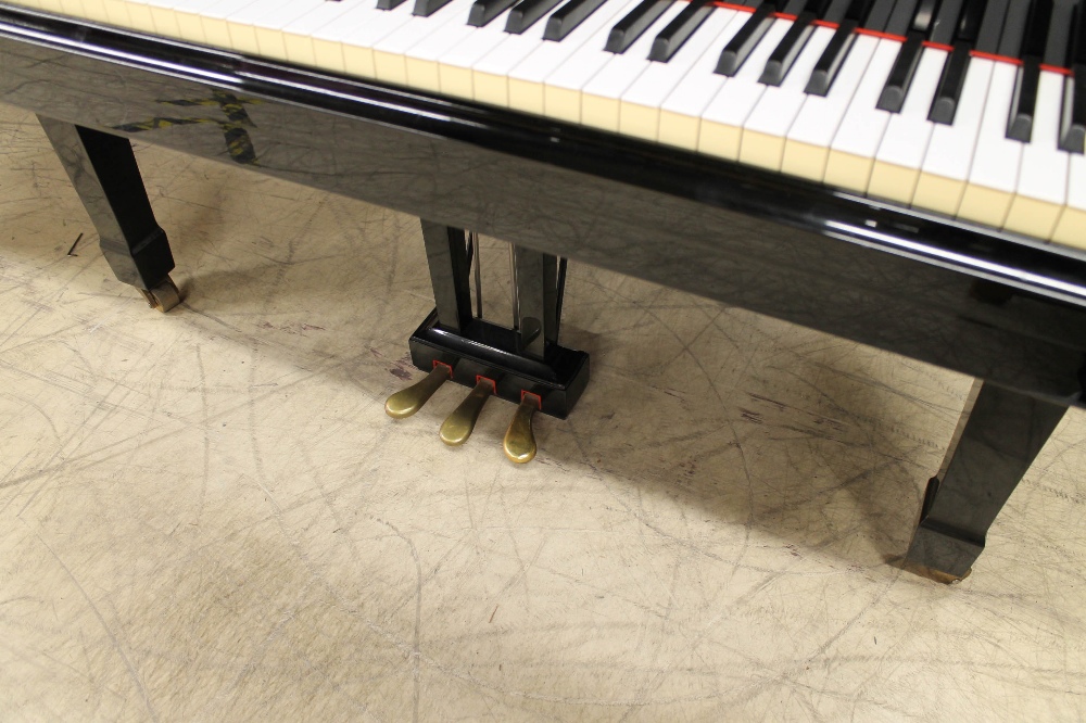 Yamaha (c1984) A 6ft 1in Model C3 grand piano in a bright ebonised case on square tapered legs. - Image 3 of 7