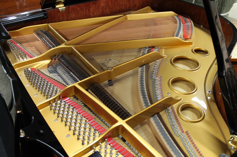 Estonia (c2004) A 5ft 6in Model 168 grand piano in a bright ebonised case on square tapered legs; - Image 4 of 9