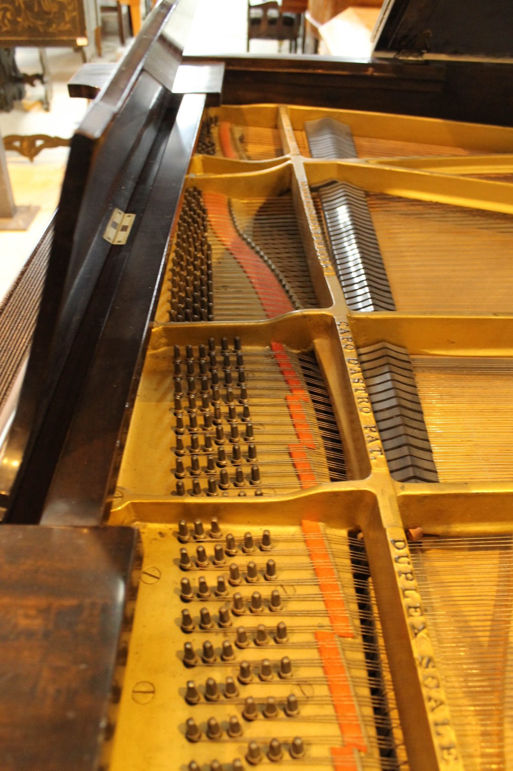 Steinway (c1921) A 191cm New York Model A grand piano in a mahogany case on square tapered legs. - Image 5 of 8