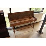 Clavichord An unnamed clavichord in a walnut case, with mahogany naturals and boxwood incidentals,