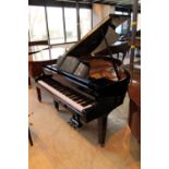 Yamaha A recent 4ft 11in Model GB1 grand piano in a bright ebonised case;