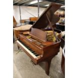 Steinway (c1904) A 5ft 10in Model O grand piano in a rosewood case on square tapered legs;