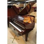 Yamaha (c2002) A 6ft 1in Model C3 grand piano in a bright mahogany case on square tapered legs.