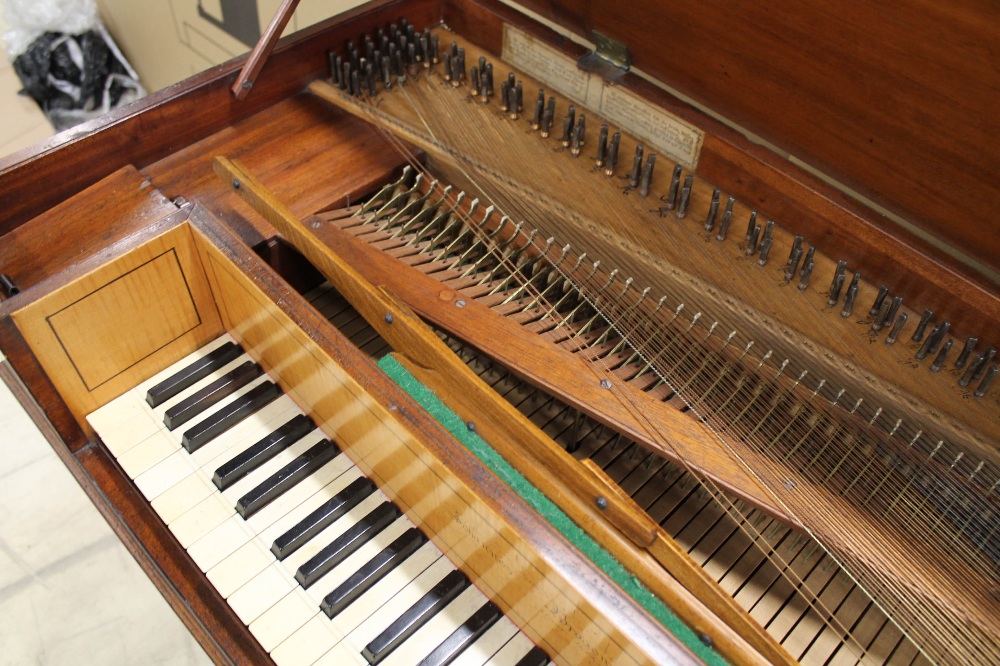 Broadwood (c1787) A square piano in a mahogany case with ebony stringing, - Image 3 of 7