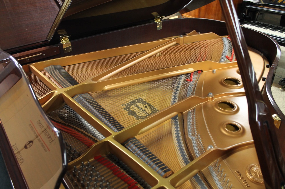 Yamaha (c2002) A 6ft 1in Model C3 grand piano in a bright mahogany case on square tapered legs. - Image 4 of 8