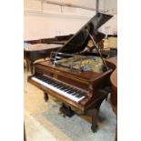Blüthner (c1900) A 6ft 3in grand piano in a rosewood case on square tapered legs;