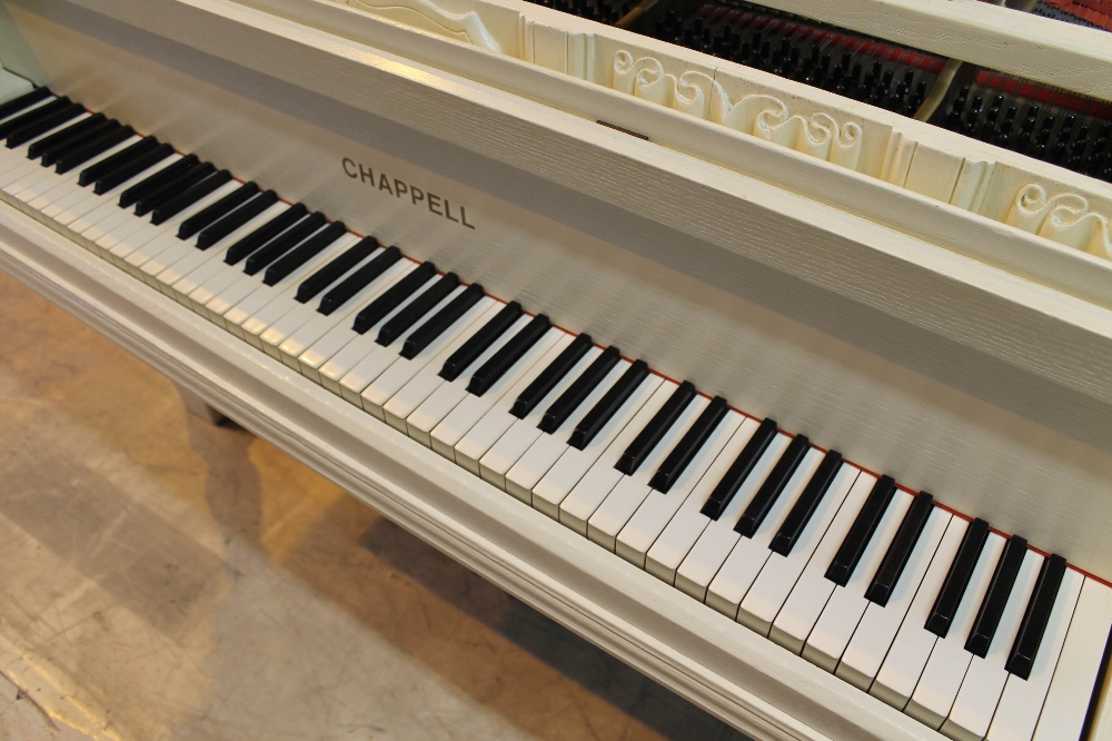 Chappell (late 19th century) A 7ft grand piano in a later white painted case, - Image 2 of 8