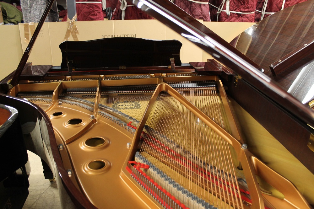 Yamaha (c2002) A 6ft 1in Model C3 grand piano in a bright mahogany case on square tapered legs. - Image 8 of 8