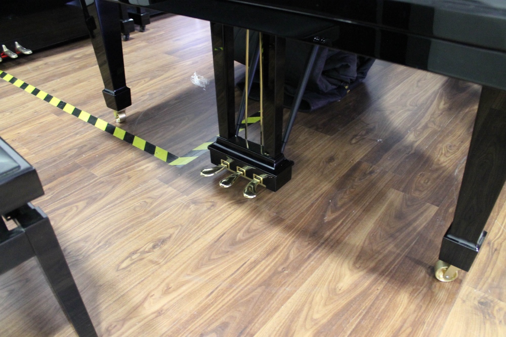 Steinway (c2015) A 6ft 11in Model B grand piano in a bright ebonised case on square tapered legs; - Image 3 of 8