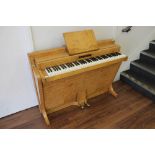 Andreas Christensen (c1944) No 8212 Designed by Poul Henningsen A 6¼ octave upright piano in a