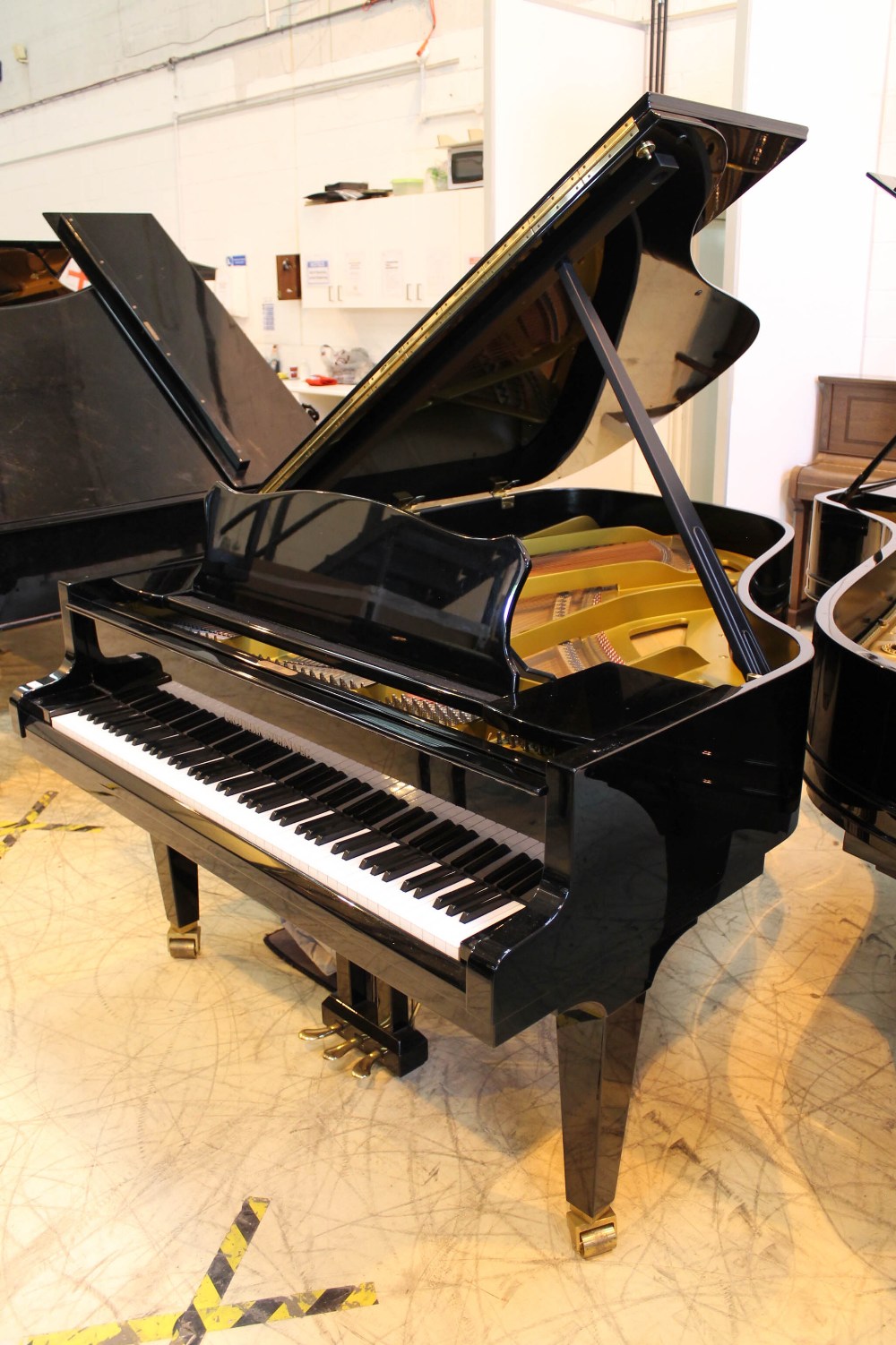 Grotrian Steinweg (c1993) A 6ft 3in Model 192 grand piano in a bright ebonised case on square