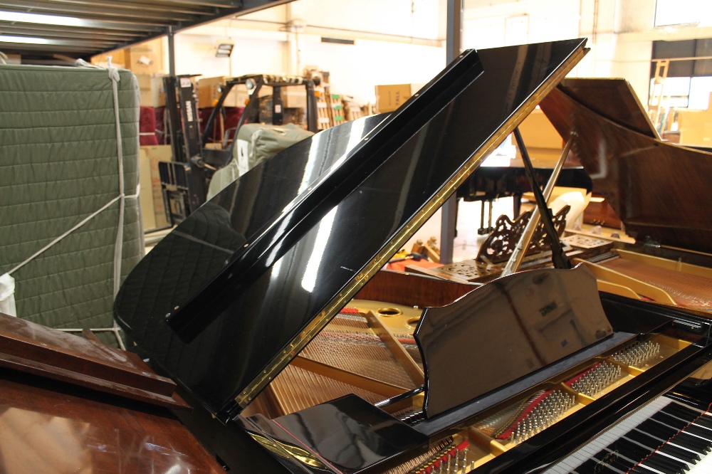 Estonia (c2004) A 5ft 6in Model 168 grand piano in a bright ebonised case on square tapered legs; - Image 6 of 9