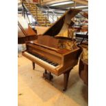 Blüthner (c1937) A 5ft 1in Model 11 grand piano in a walnut case on square tapered legs;