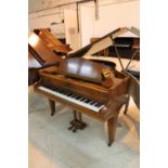 Bechstein (c1927) A 4ft 7in Model S grand piano in a walnut case on square tapered legs.