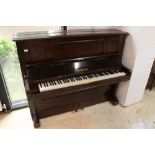 Bechstein (c1905) A Model 9 upright piano in a rosewood case;