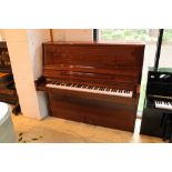 Bösendorfer (c1983) A 120cm upright piano in a modern style bright mahogany case;