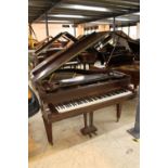 Bechstein London (c1930s) A 4ft 8in grand piano in a mahogany case on square tapered legs.