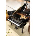 Yamaha (c1995) A 5ft 3in Model C1 grand piano in a bright ebonised case on square tapered legs;