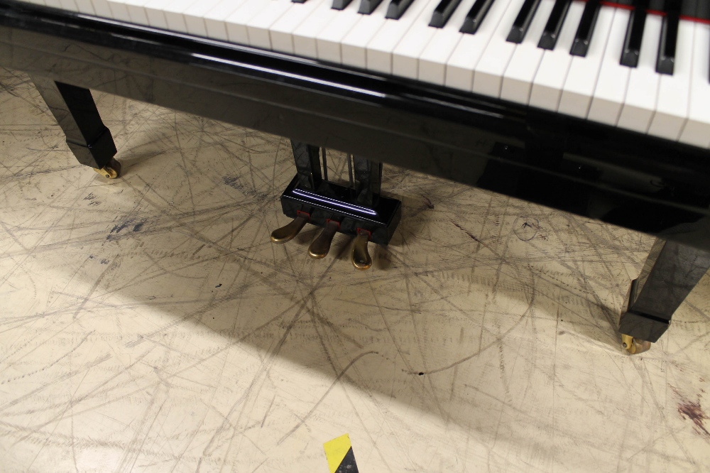 Yamaha (c1991) A 6ft 1in Model C3 grand piano in a bright ebonised case on square tapered legs. - Image 3 of 8