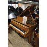 Steinway (c1968) A 6ft New York Model L grand piano in a French walnut case on square tapered legs;