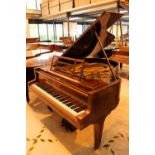 Blüthner (c1923) A 6ft 3in grand piano in a mahogany case on square tapered legs;