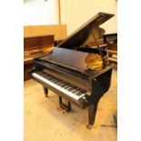 Schimmel (c1984) A 5ft 10in Model 178 grand piano in an ebonised case on square tapered legs;