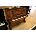 Bechstein (c1904) A Model 9 upright piano in a rosewood case.