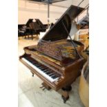 Bechstein (c1895) A 6ft 7in Model B grand piano in a rosewood case on turned octagonal legs;