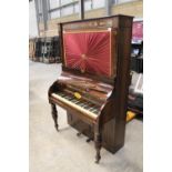 Tomkison Cabinet Piano No 97(c1815) A cabinet piano in a rosewood case with turned and fluted