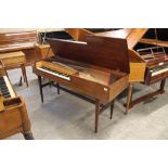 Bates & Co Square Piano (c1793) A square piano in a mahogany case with boxwood and ebony stringing
