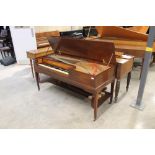 Broadwood Square Piano (c1800) A square piano in a mahogany case with boxwood and ebony banding on a