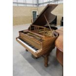 Steinway (c1899) A 6ft 2in Model A grand piano in a rosewood case on turned 'elephant' legs.