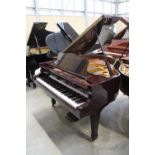 Weber (c2004) A 5ft Model G-150 grand piano in a bright mahogany case on square tapered legs;