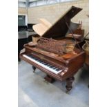 Bechstein (c1895) A 7ft 2in Model IV grand piano in a rosewood case on turned octagonal legs. This