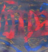 Norma Cook (20th/21st century British)+ 'Sad Reflection' Monoprint Signed lower right 35.