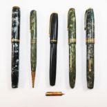 A Conway Stewart 58 fountain pen with 14 carat gold nib,