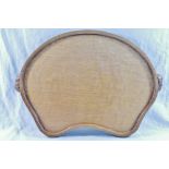 Workshop of Robert Thompson of Kilburn a Mouseman oak kidney shaped tray,