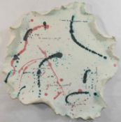 Alice Underhill (20th/21st Century British)+ A ceramics plaque entitled 'Five Salamanders',