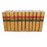 William Makepeace Thackeray, 'The Works of..' in 12 volumes (volume 8 lacking).