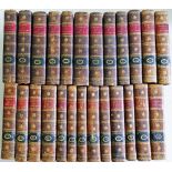 25 19th Century matching fully leather bound numbered volumes comprised of;