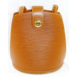 A Louis Vuitton 'Cluny' camel coloured Epi leather shoulder bucket bag, with top flat closure,