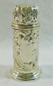 A late Victorian silver sander/pounce pot,