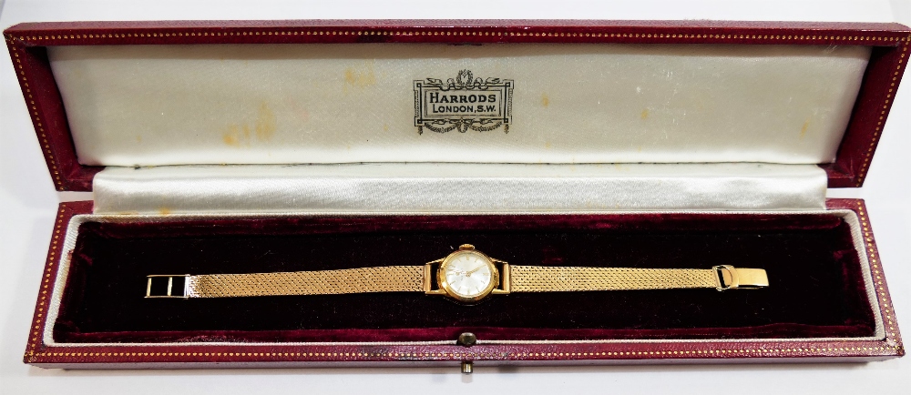 An 18 carat gold cased Cyma ladies bracelet watch, - Image 2 of 6