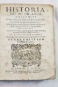 'Historia di Siena' by Orlando Malavolti, three parts in one, published 1574 and 1599,