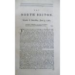 'The North Briton', Vol I, part I and II, printed for W. Bingley, 1769.