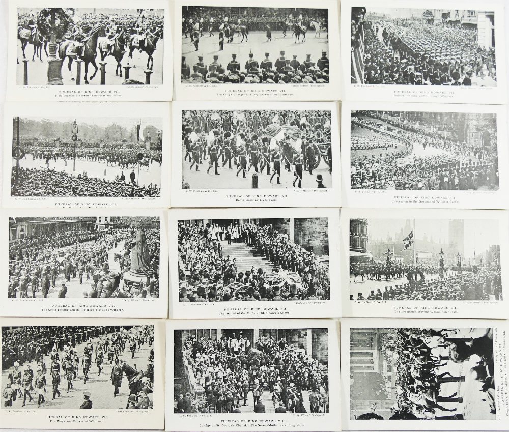 A collection of 12 postcards depicting t