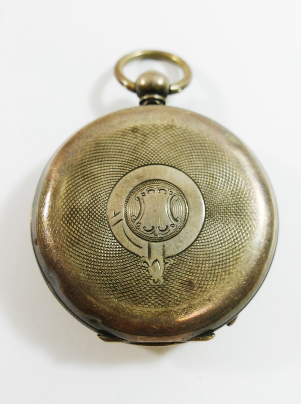 A Swiss pocket watch, the case stamped '0. - Image 4 of 5