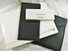 A collection of Concorde related items including boxed Cross ball point pen,