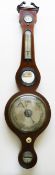 A 19th century mahogany wheel barometer by Cetti of Buckingham, 96.