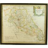 Two 18th century hand coloured maps of Northamptonshire and Huntingtonshire, by Robert Morden,